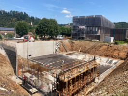 la Cité Internationale de la Tapisserie et de l'Art Tissé, chantier